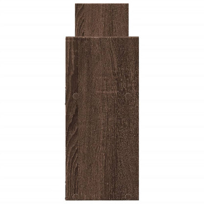 Armoire murale 100x18x40 cm chêne marron bois d'ingénierie