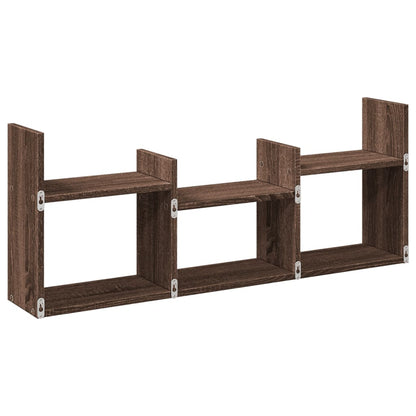 Armoire murale 100x18x40 cm chêne marron bois d'ingénierie