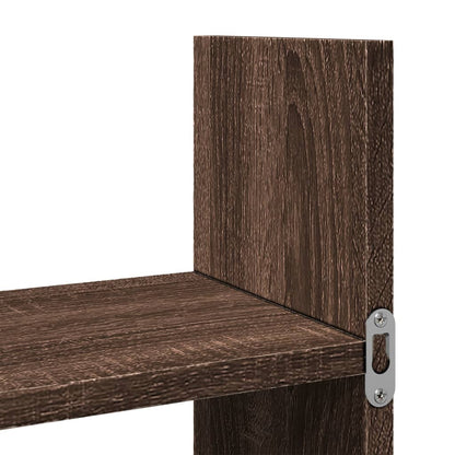 Armoire murale 100x18x40 cm chêne marron bois d'ingénierie