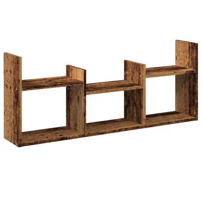 Armoire murale 100x18x40 cm vieux bois bois d'ingénierie