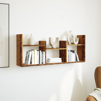 Armoire murale 100x18x40 cm vieux bois bois d'ingénierie
