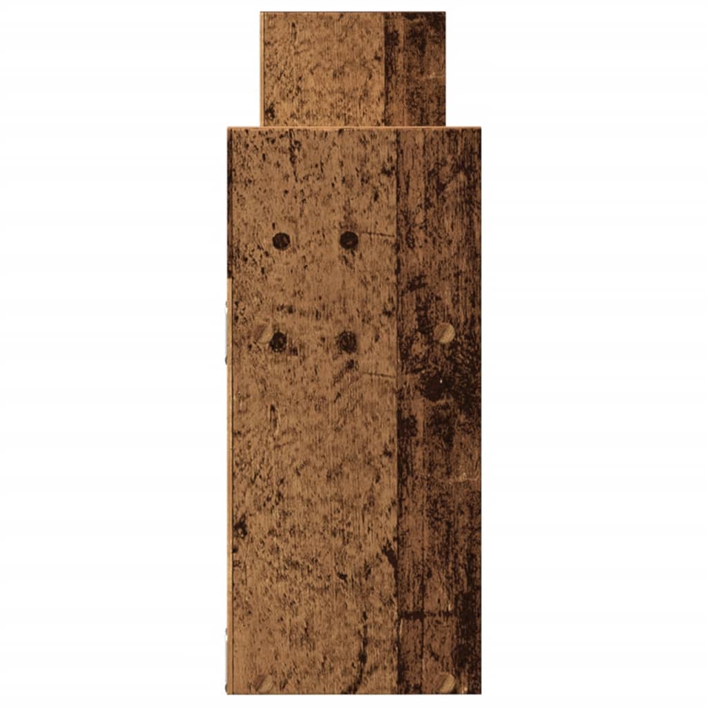 Armoire murale 100x18x40 cm vieux bois bois d'ingénierie