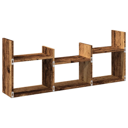 Armoire murale 100x18x40 cm vieux bois bois d'ingénierie