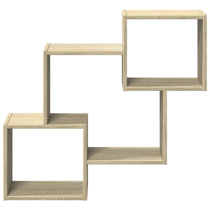 Armoire murale 78x18x71 cm chêne sonoma bois d'ingénierie