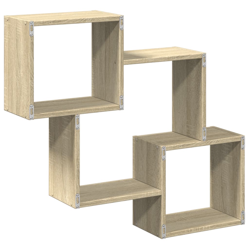 Armoire murale 78x18x71 cm chêne sonoma bois d'ingénierie
