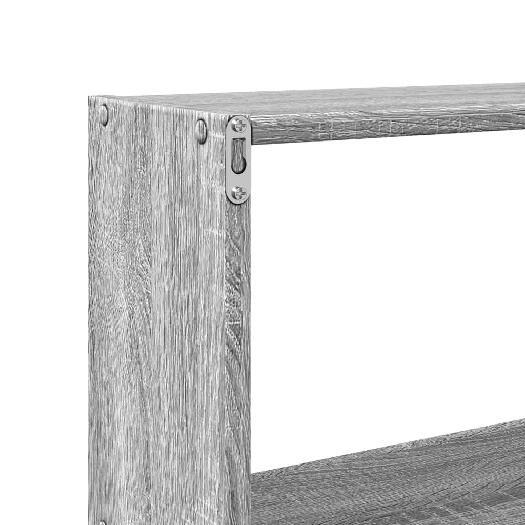 Armoire murale 158x18x53 cm sonoma gris bois d'ingénierie