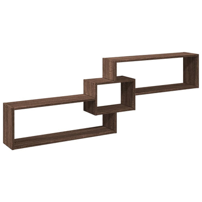 Armoire murale 158x18x53 cm chêne marron bois d'ingénierie