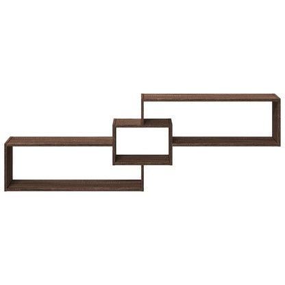 Armoire murale 158x18x53 cm chêne marron bois d'ingénierie
