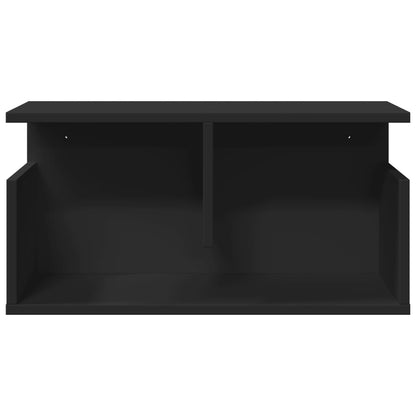 Armoire murale 60x20x30 cm noir bois d'ingénierie