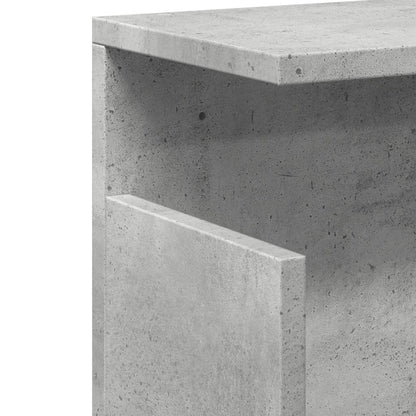 Armoire murale 60x20x30 cm gris béton Bois d'ingénierie