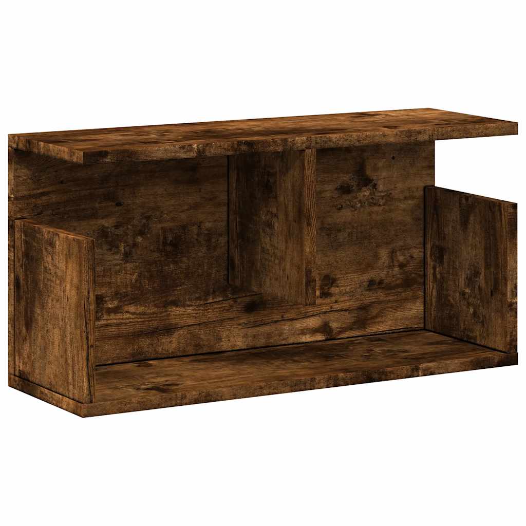 Armoire murale 60x20x30 cm chêne fumé bois d'ingénierie