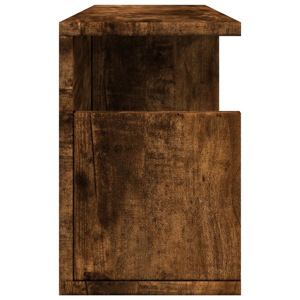 Armoire murale 60x20x30 cm chêne fumé bois d'ingénierie