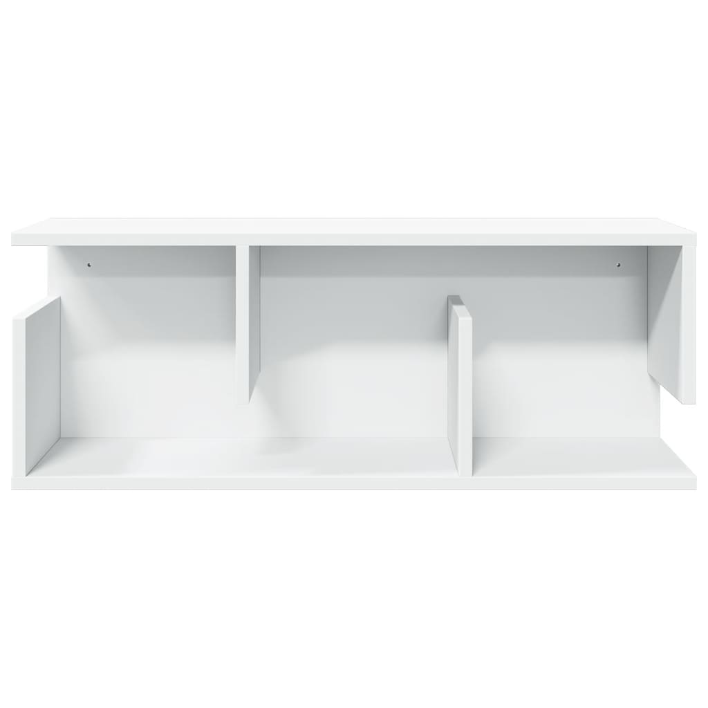 Armoire murale 80x20x30 cm blanc bois d'ingénierie