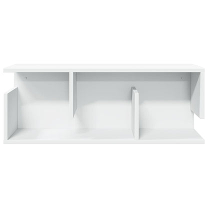 Armoire murale 80x20x30 cm blanc bois d'ingénierie