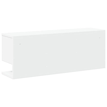 Armoire murale 80x20x30 cm blanc bois d'ingénierie
