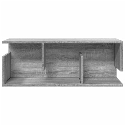 Armoire murale 80x20x30 cm sonoma gris bois d'ingénierie