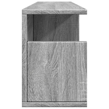Armoire murale 80x20x30 cm sonoma gris bois d'ingénierie