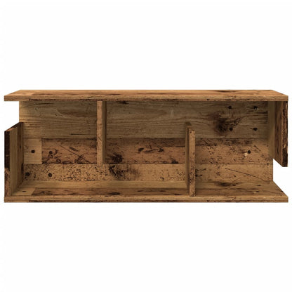 Armoire murale 80x20x30 cm vieux bois bois d'ingénierie