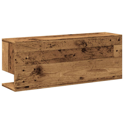 Armoire murale 80x20x30 cm vieux bois bois d'ingénierie