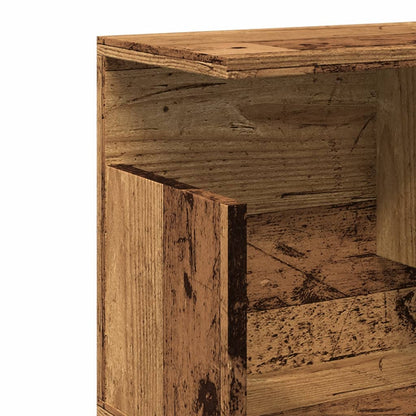 Armoire murale 80x20x30 cm vieux bois bois d'ingénierie