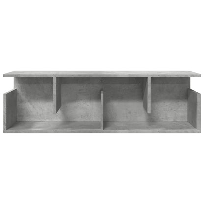 Armoire murale 100x20x30 cm gris béton bois d'ingénierie