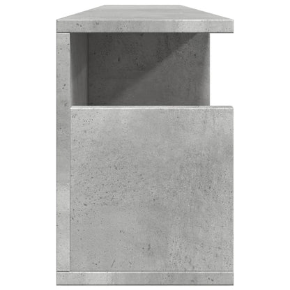 Armoire murale 100x20x30 cm gris béton bois d'ingénierie