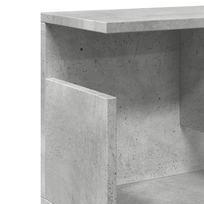 Armoire murale 100x20x30 cm gris béton bois d'ingénierie