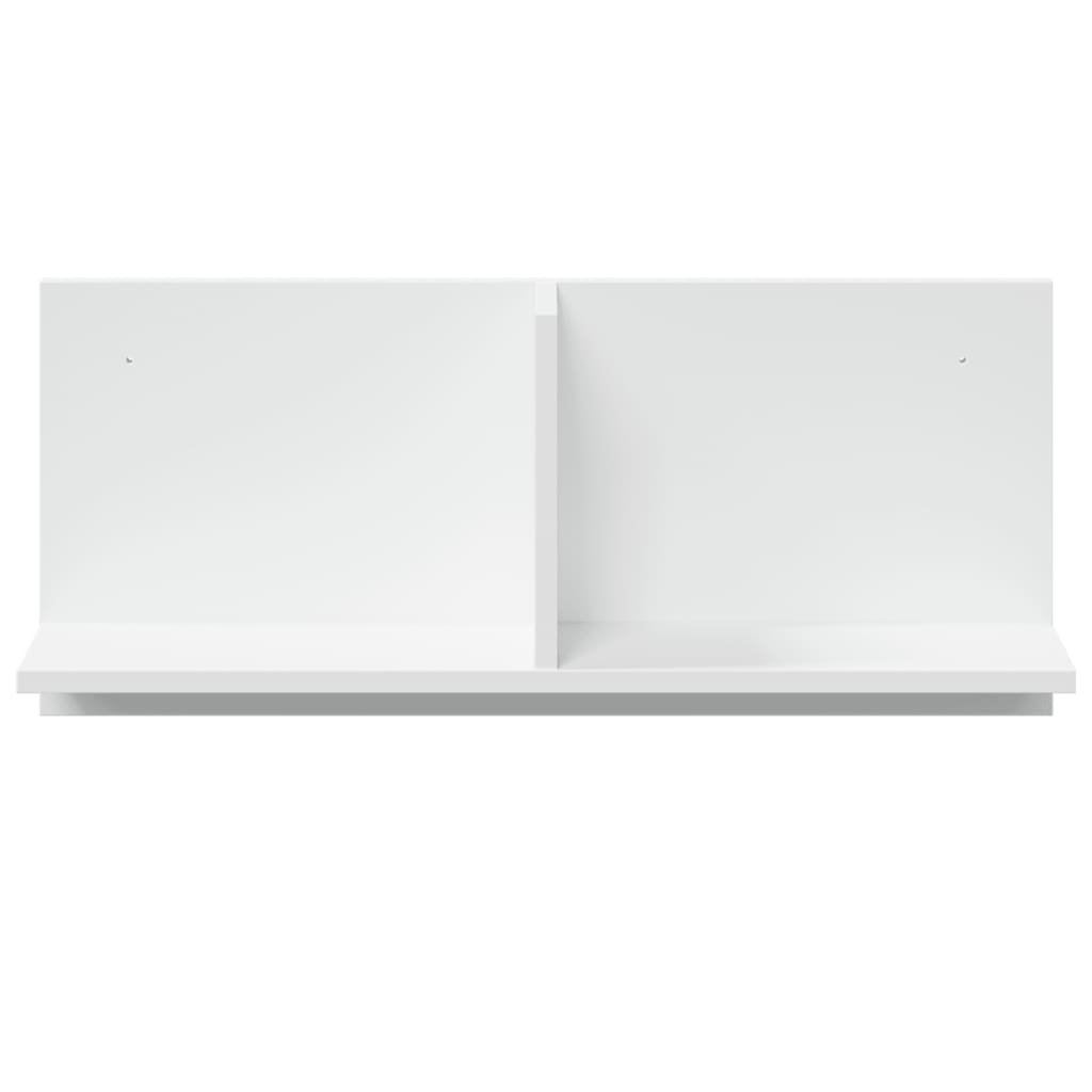 Armoire murale 70x16,5x30 cm blanc bois d'ingénierie