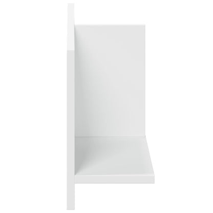 Armoire murale 70x16,5x30 cm blanc bois d'ingénierie