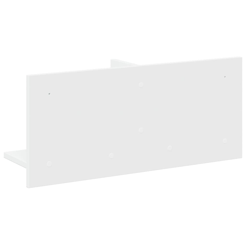 Armoire murale 70x16,5x30 cm blanc bois d'ingénierie