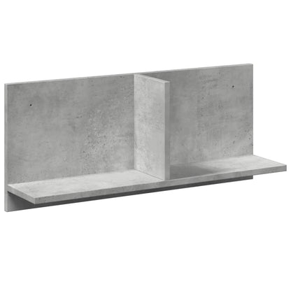 Armoire murale 70x16,5x30 gris béton cm bois d'ingénierie