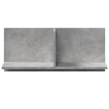 Armoire murale 70x16,5x30 gris béton cm bois d'ingénierie