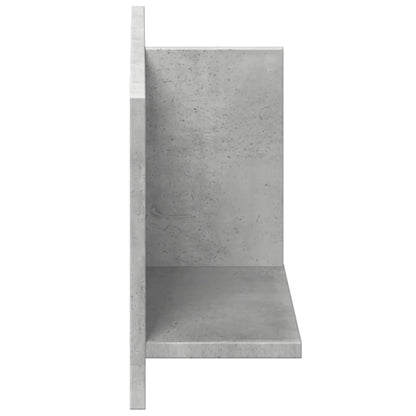 Armoire murale 70x16,5x30 gris béton cm bois d'ingénierie