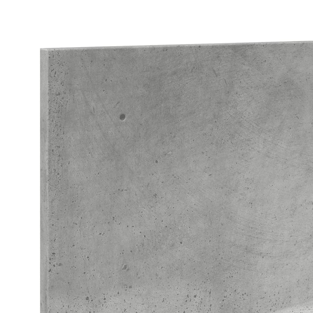 Armoire murale 70x16,5x30 gris béton cm bois d'ingénierie