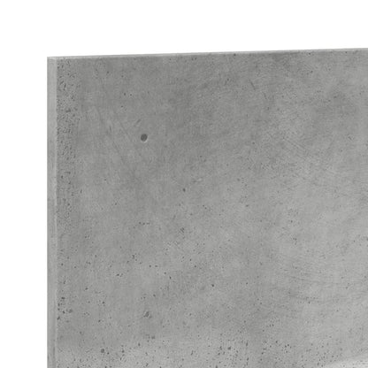 Armoire murale 70x16,5x30 gris béton cm bois d'ingénierie