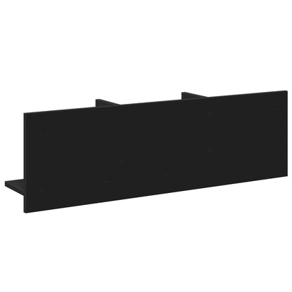 Armoire murale 100x16,5x30 cm noir bois d'ingénierie