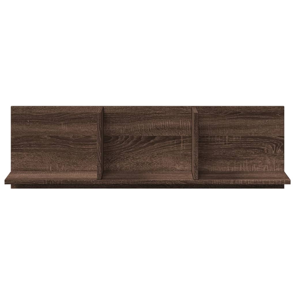 Armoire murale 100x16,5x30 cm chêne marron bois d'ingénierie
