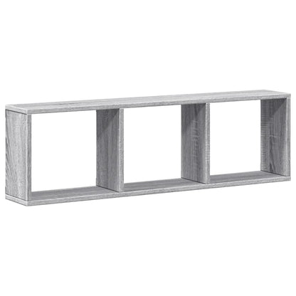 Armoire murale 100x16x30 cm sonoma gris bois d'ingénierie