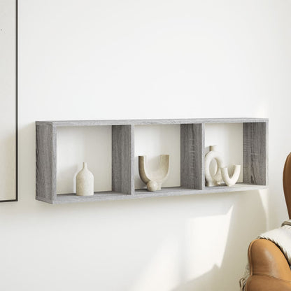 Armoire murale 100x16x30 cm sonoma gris bois d'ingénierie