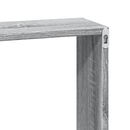 Armoire murale 100x16x30 cm sonoma gris bois d'ingénierie