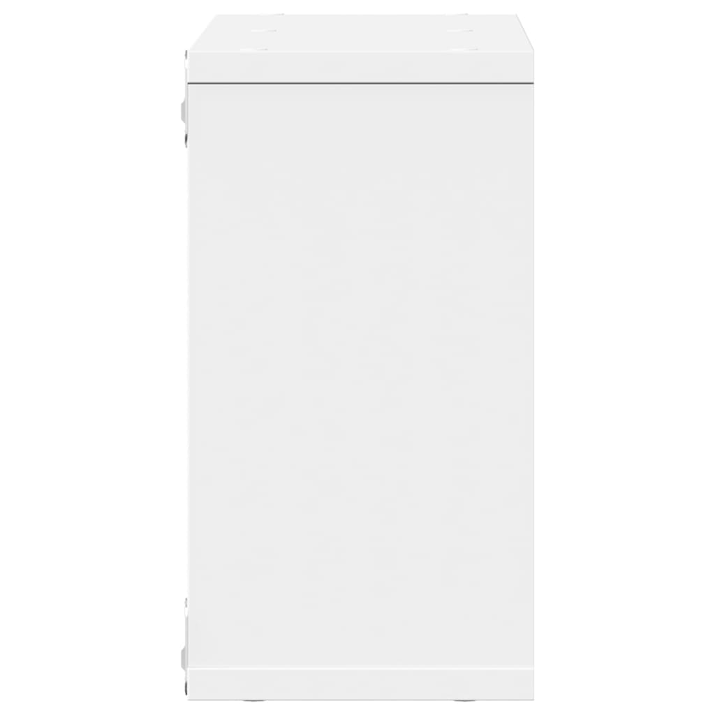 Armoire murale 60x16x30 cm blanc bois d'ingénierie