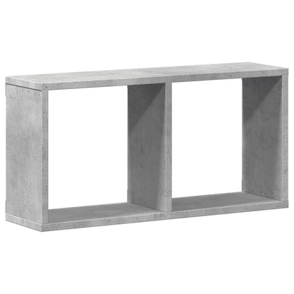 Armoire murale 60x16x30 cm gris béton bois d'ingénierie