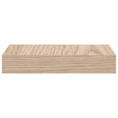 Étagères flottantes 2 pcs 23x23,5x4 cm bois d'ingénierie