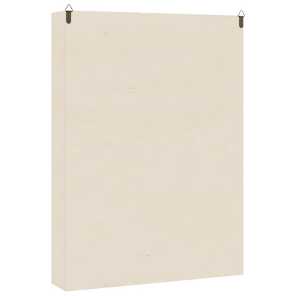 Vitrine de collection en bois avec 6 étagères 40x8,5x55 cm