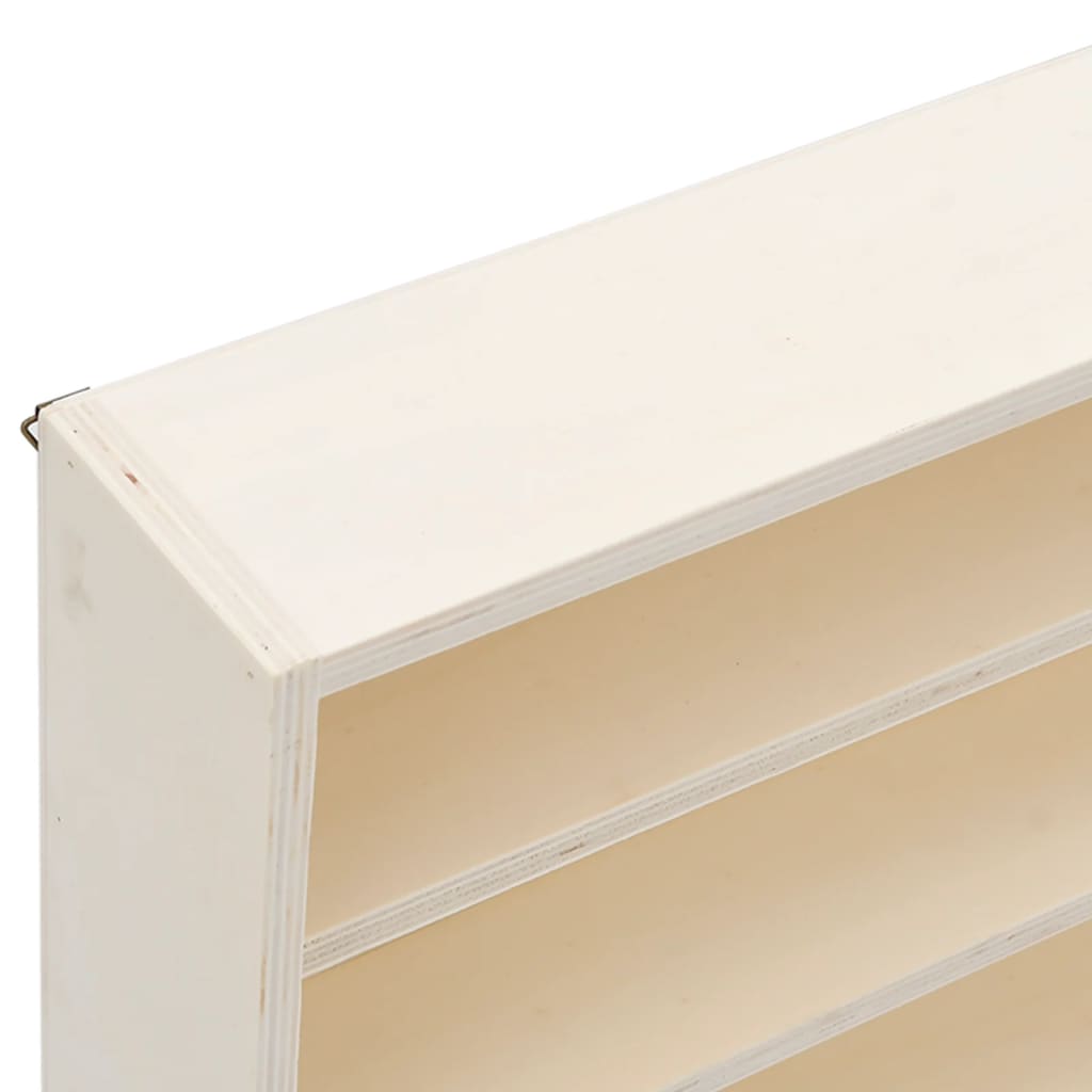 Vitrine de collection en bois avec 6 étagères 60x8,5x55 cm