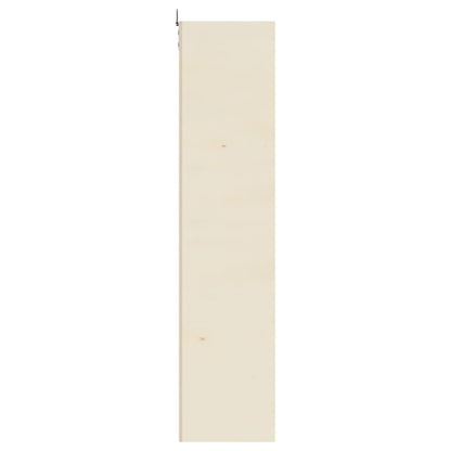 Vitrine de collection en bois avec portes 60x8,5x37 cm