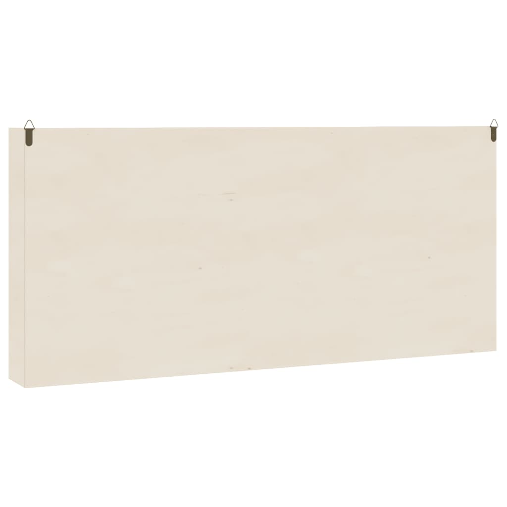 Vitrine de collection en bois avec portes 80x8,5x37 cm