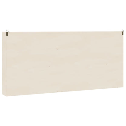 Vitrine de collection en bois avec portes 80x8,5x37 cm