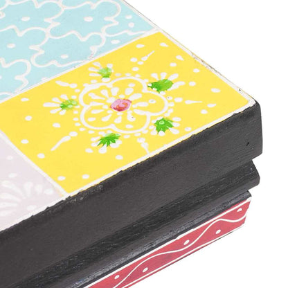 Étagères Murales avec étagère 2 pcs Multicolore 40 x 20 x 6 cm