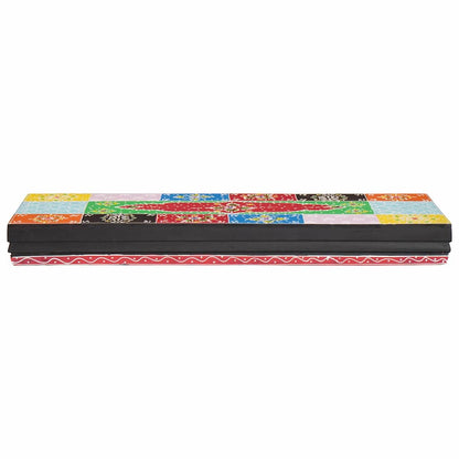 Étagères Murales avec étagère 2 pcs Multicolore 60 x 20 x 6 cm